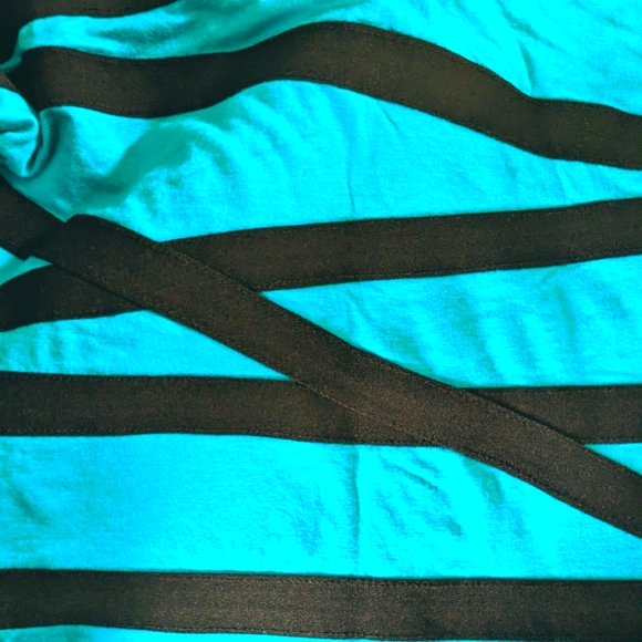 Vintage minidress bright teal Sz. XS - Picture 7 of 7